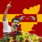 Thalapathy Vijay takes a selfie in front of a massive crowd of supporters in the first look poster of his final film “Jana Nayagan”, directed by H. Vinoth and produced by KVN Productions.